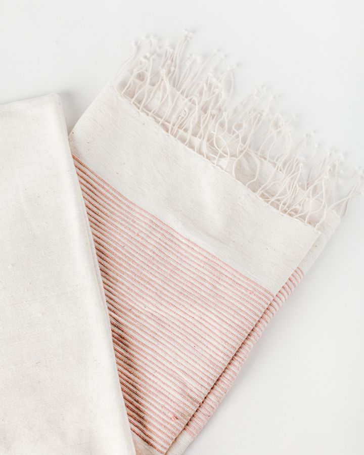 EverLoom Cotton Tablecloth Blush